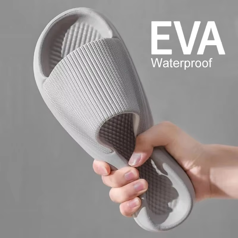 Men'S Fashion Shoes - ソフトソールマッサージシャワーシューズ女性男性カップル用防水滑り止めホームレジャーファッションバスルームスリッパ