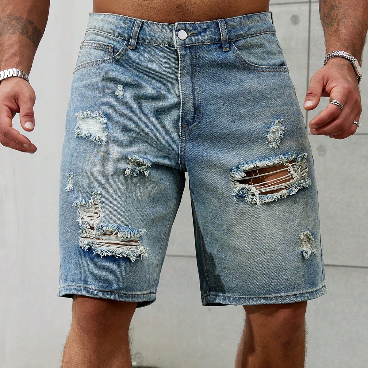 Men Fashion Jeans - メンズショートジーンズ,メンズストリートウェア,通気性デニム,ブランド衣類,バミューダ,夏,新しいファッション