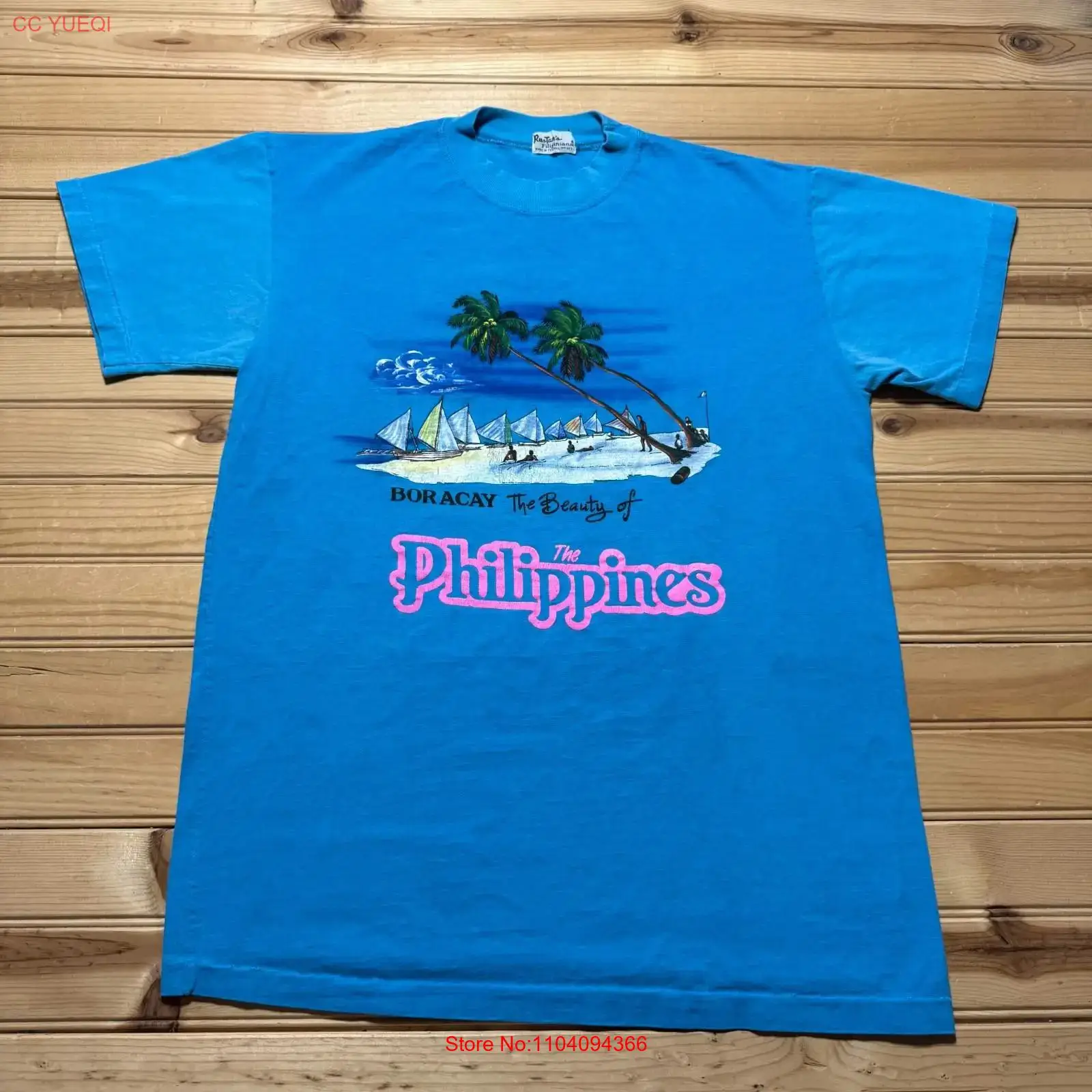 Men'S Fashion Philippines - ヴィンテージ 80年代 ボラカイ フィリピン ビーチ トロピカル
