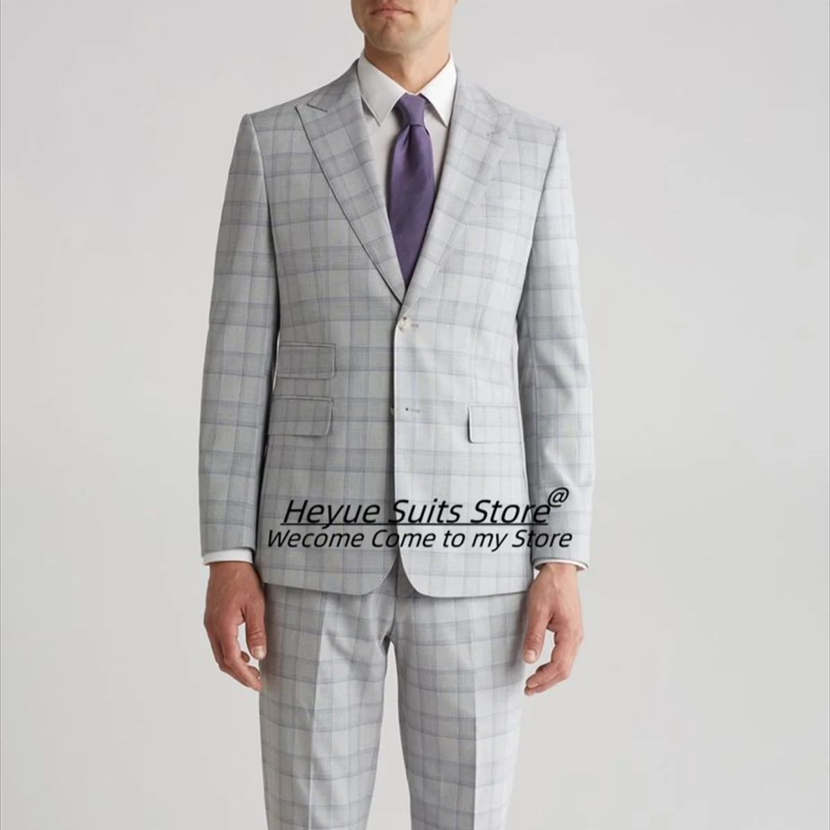 Mens Fashion Trajes - ファッションパリッドパーティースーツ男性用カスタマイズされたスリムフィットピークドラペル新郎結婚式のタキシード 2 個セット高品質 trajes パラやつやつ