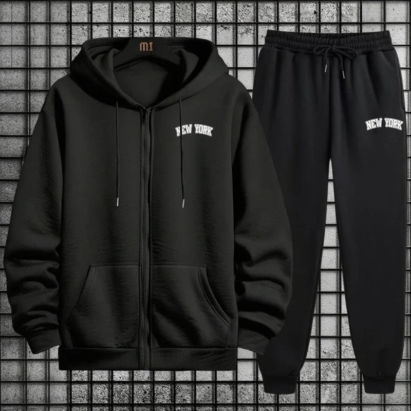 Mens Fashion Zip Up - メンズトラックスーツ 上質 2026年春 カジュアル シンプル ファッション