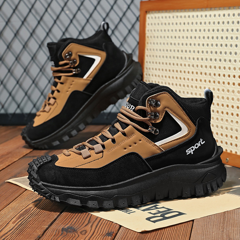 メンズ ワイド幅 ハイキングシューズ 滑り止め 耐久性 アウ - Fashion Men'S Boots のレビューと価格
