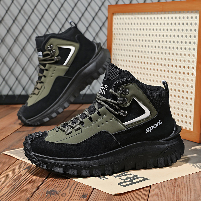 メンズ ワイド幅 ハイキングシューズ 滑り止め 耐久性 アウ - Fashion Men'S Boots のレビューと価格