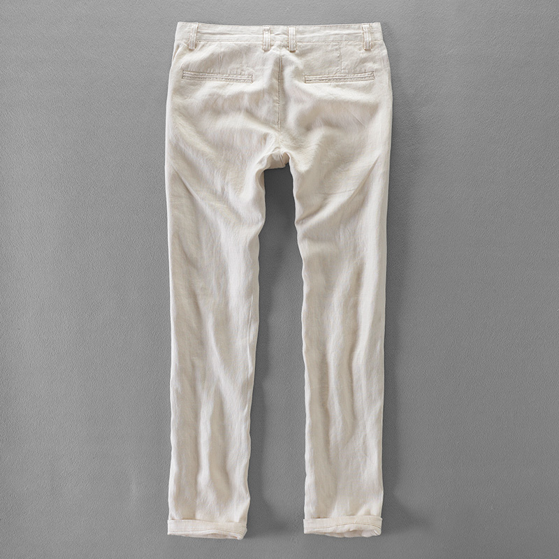 メンズピュアリネンパンツ,カジュアルパンツ,ビジネスパンツ, - Men'S Fashion Linen Pants のレビューと価格