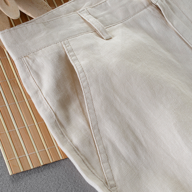 メンズピュアリネンパンツ,カジュアルパンツ,ビジネスパンツ, - Men'S Fashion Linen Pants のレビューと価格
