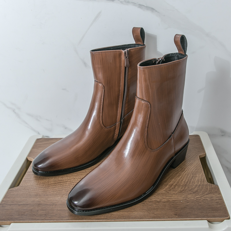 クラシックで快適なアンクルブーツ、ボタスファッション、メンズ - Fashion Men'S Boots のレビューと価格