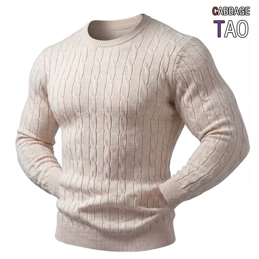 メンズ用新作タートルネックニットセーター、無地、暖かいプルオ - Turtleneck Sweater Men のレビューと価格