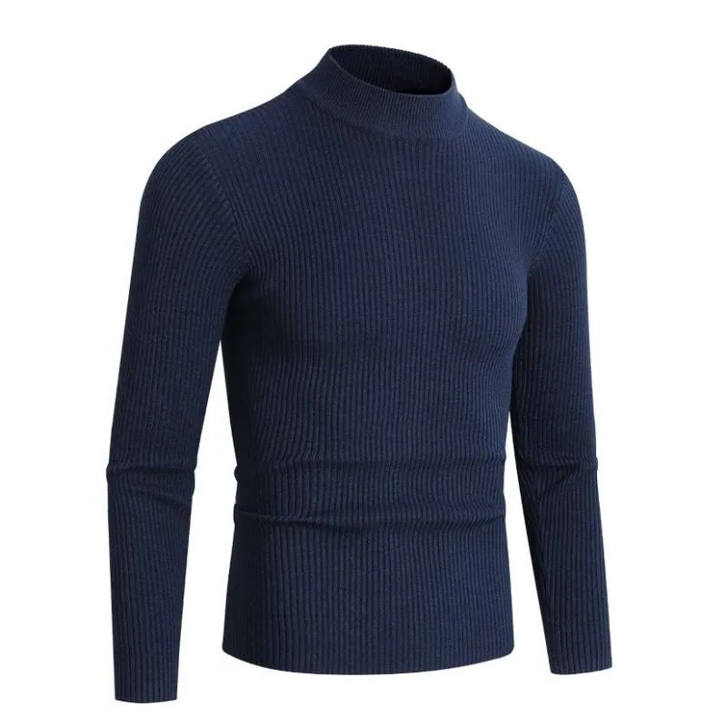 アニマルゲーム秋メンズモックネックセーター長袖タートルネック - Turtleneck Sweater Men のレビューと価格