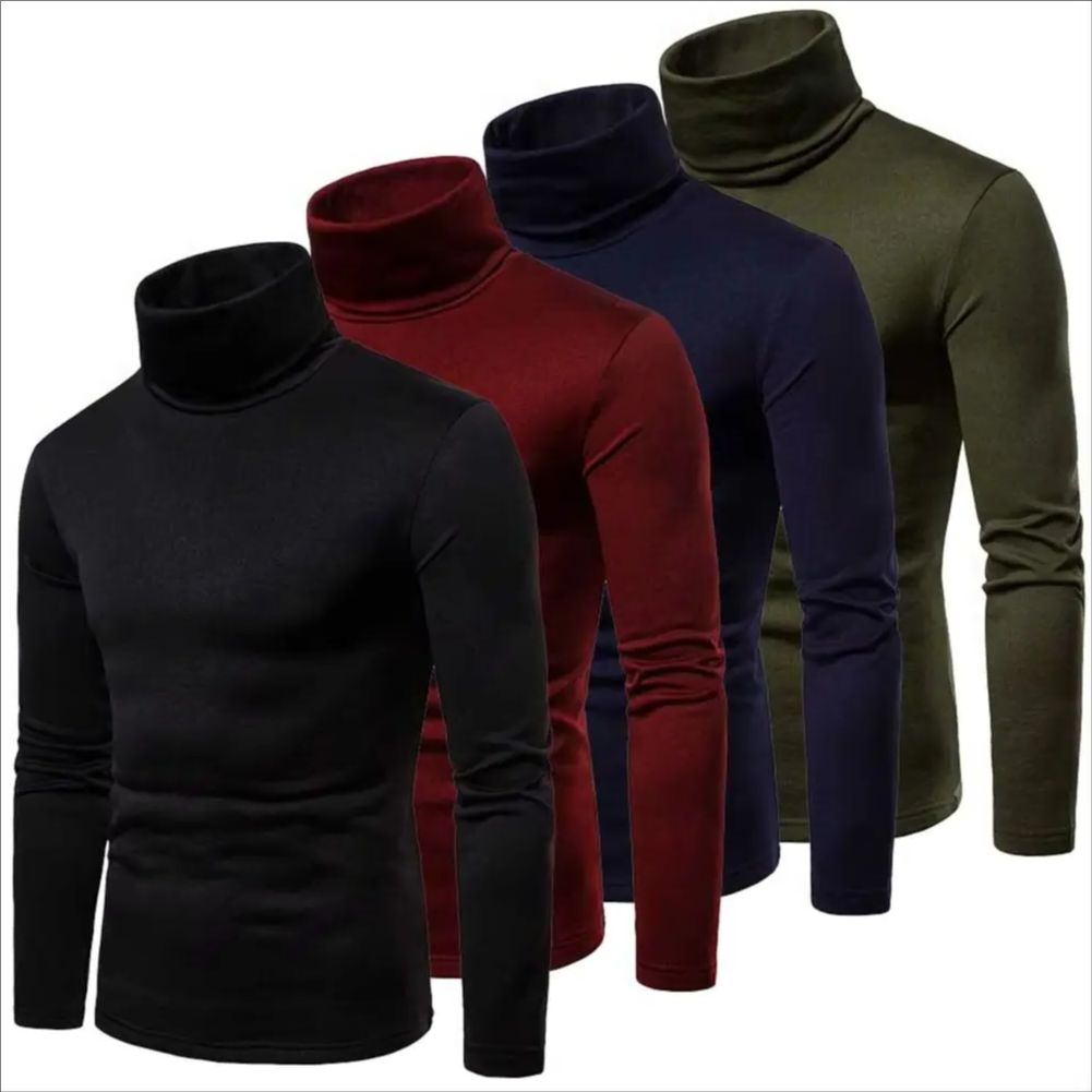 冬メンズタートルネックセーターカジュアルサーマル長袖スリムフ - Turtleneck Sweater Men のレビューと価格