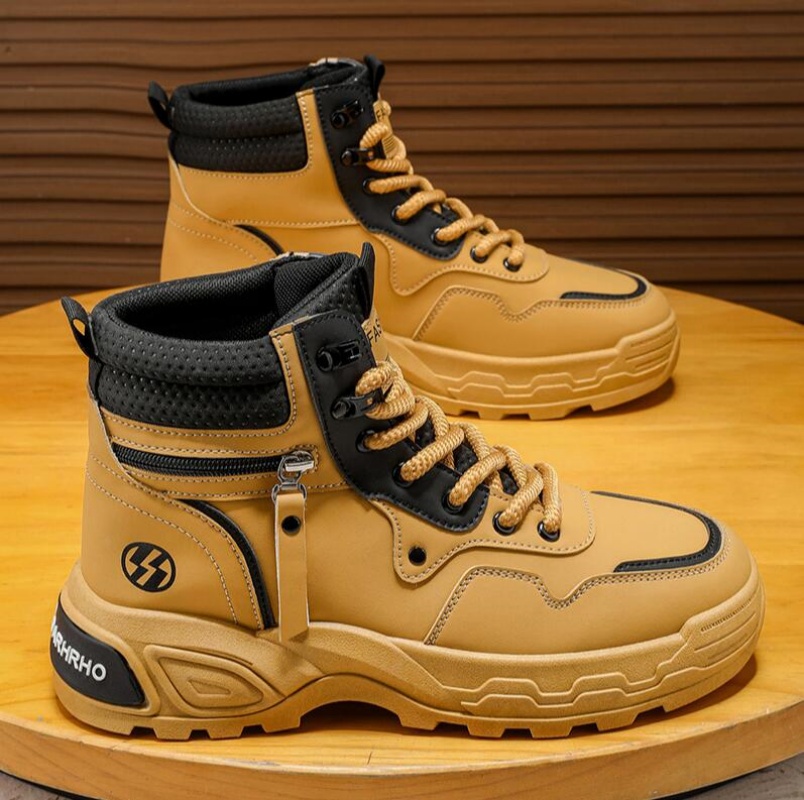 メンズブーツ春と秋の新しいソフトソール滑り止めレジャーブーツ - Fashion Men'S Boots のレビューと価格