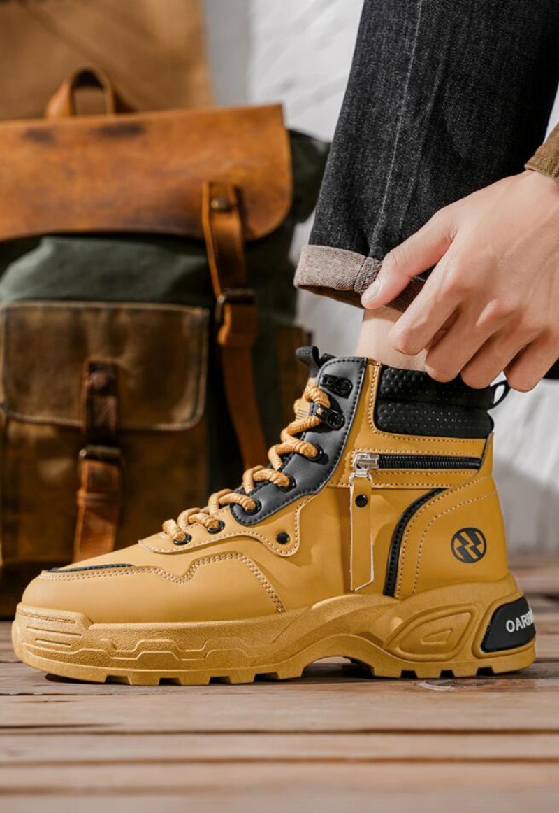 メンズブーツ春と秋の新しいソフトソール滑り止めレジャーブーツ - Fashion Men'S Boots のレビューと価格