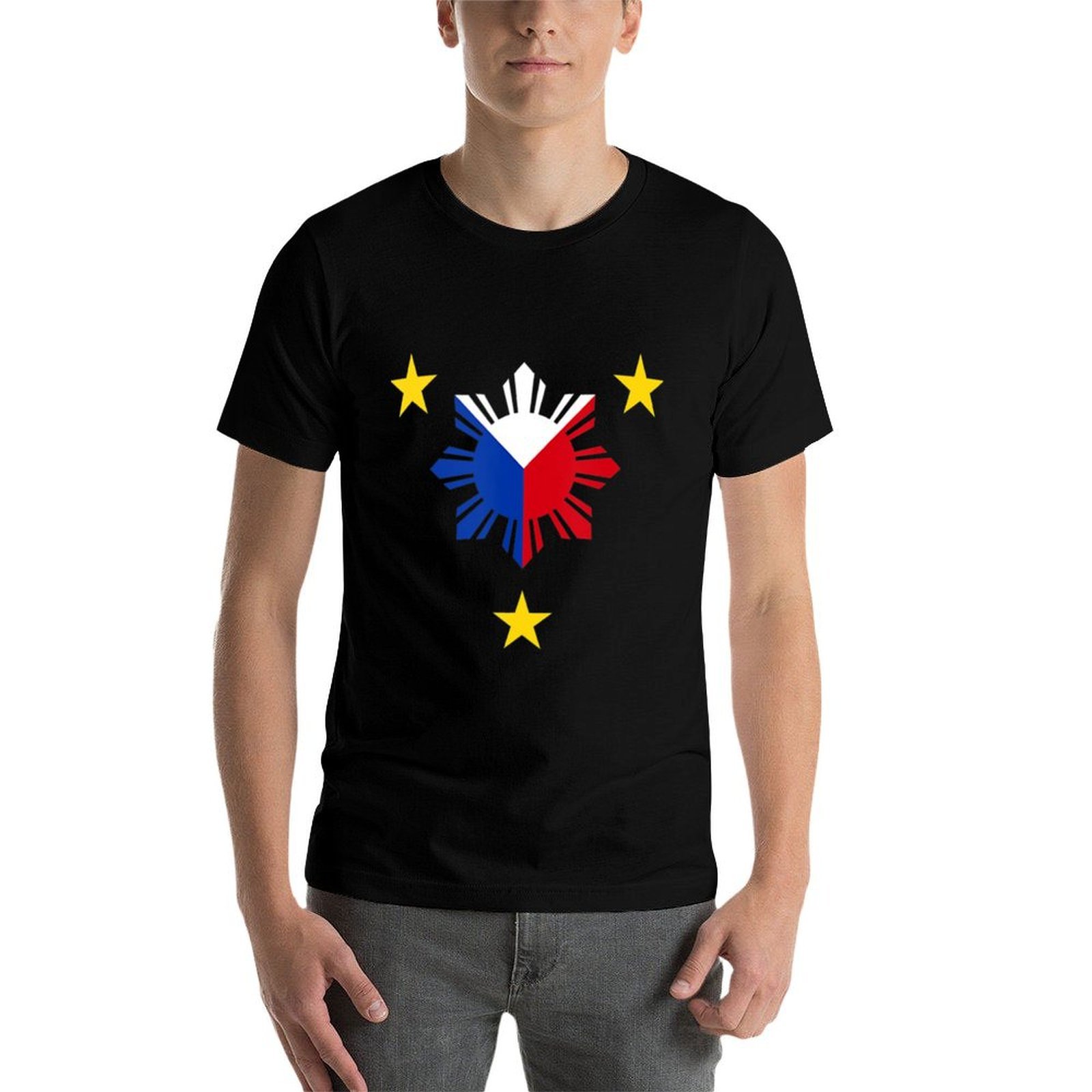 フィリピン国旗 - フィリピンの太陽と星のTシャツ ストリー - Men'S Fashion Philippines のレビューと価格