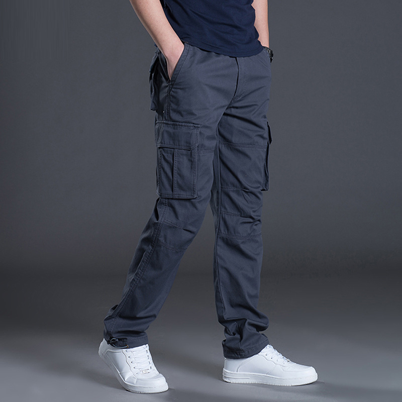 新しいカーゴパンツメンズルーズストレートオーバーサイズ服ソリ - Cargo Jogger Pants のレビューと価格