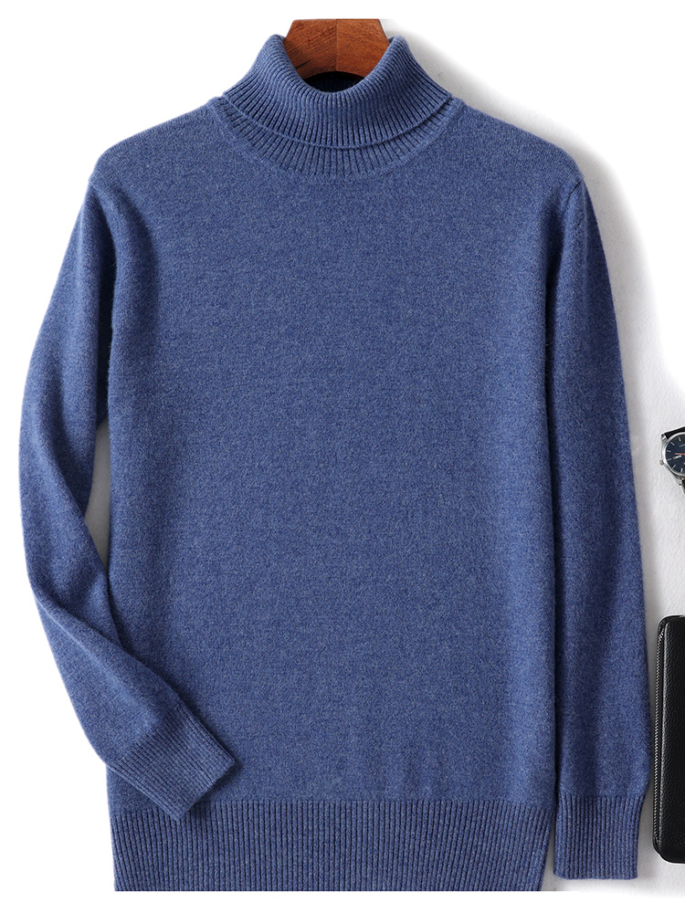 秋冬メンズウールタートルネックプルオーバー長袖ベーシックカシ - Turtleneck Sweater Men のレビューと価格