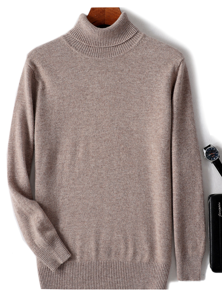 秋冬メンズウールタートルネックプルオーバー長袖ベーシックカシ - Turtleneck Sweater Men のレビューと価格