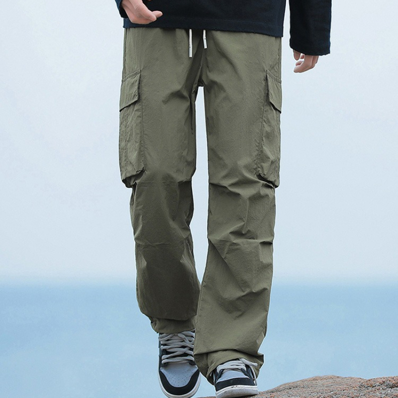 メンズルーズカーゴパンツ韓国ファッションストリートウェアマン - Cargo Jogger Pants のレビューと価格