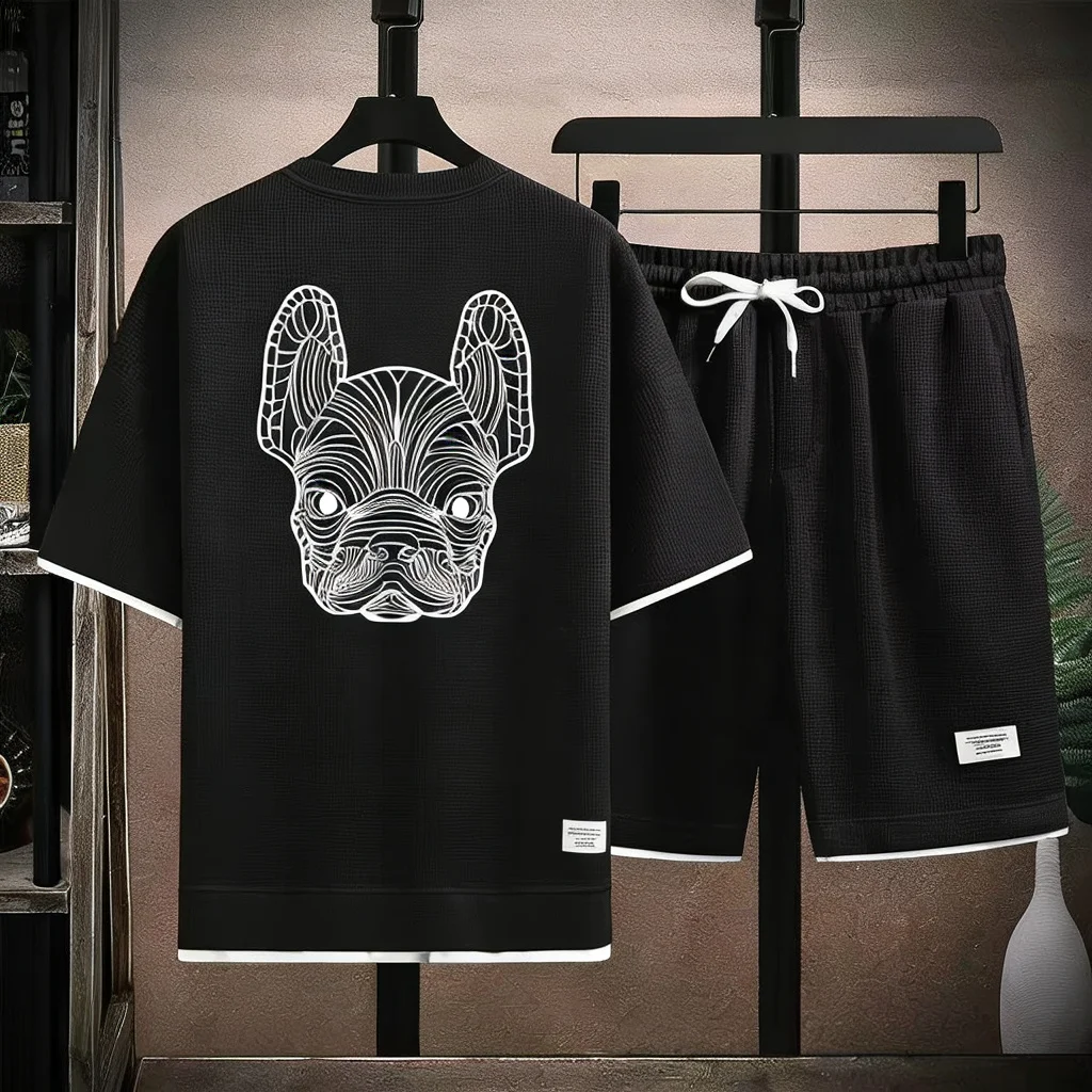 夏のメンズ速乾カジュアル半袖Tシャツとショートパンツセットシ - Mens Fashion Ideas のレビューと価格