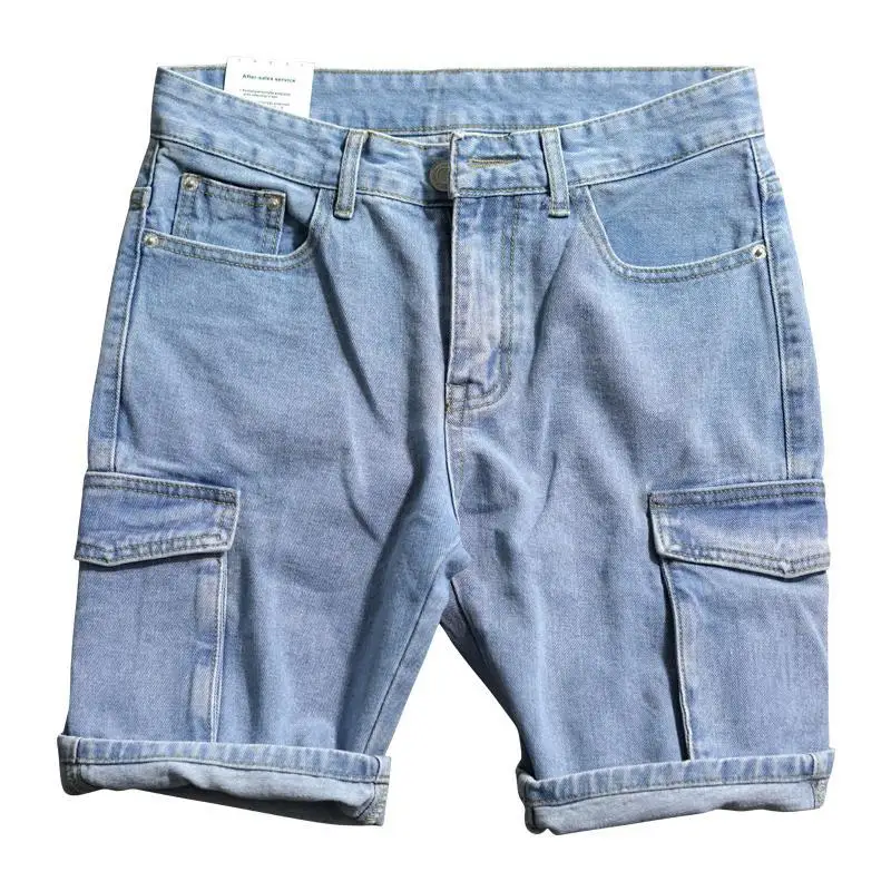 メンズルーズストレートショートジーンズパンツ、ワイドマンデニ - Men Fashion Jeans のレビューと価格