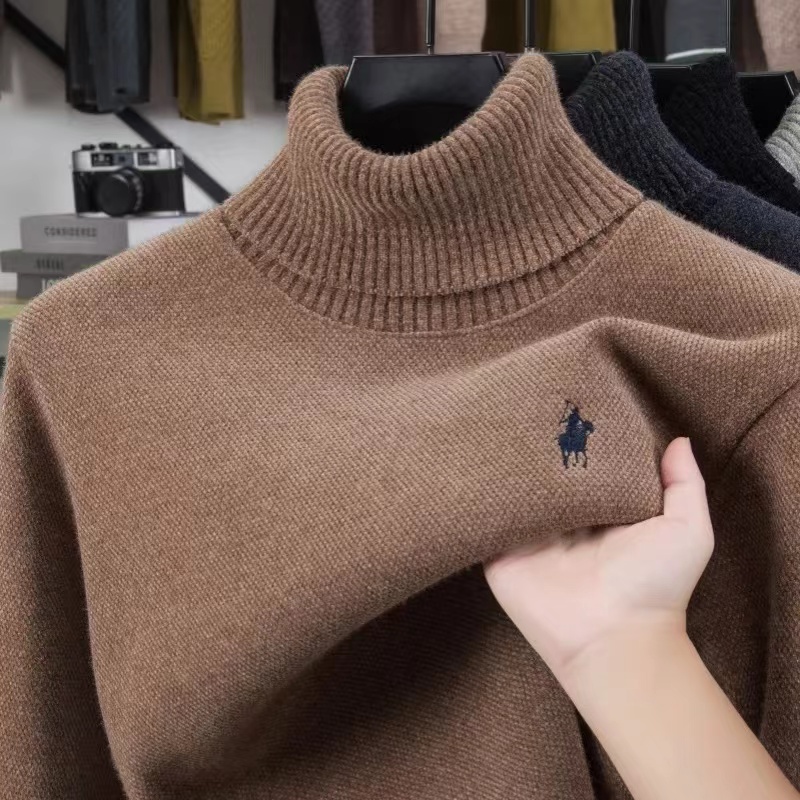 ハイエンドブランドベルベットセーターメンズ新しいファッション - Turtleneck Sweater Men のレビューと価格