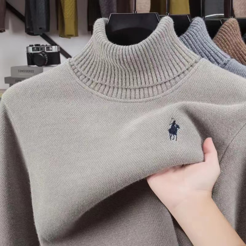 ハイエンドブランドベルベットセーターメンズ新しいファッション - Turtleneck Sweater Men のレビューと価格