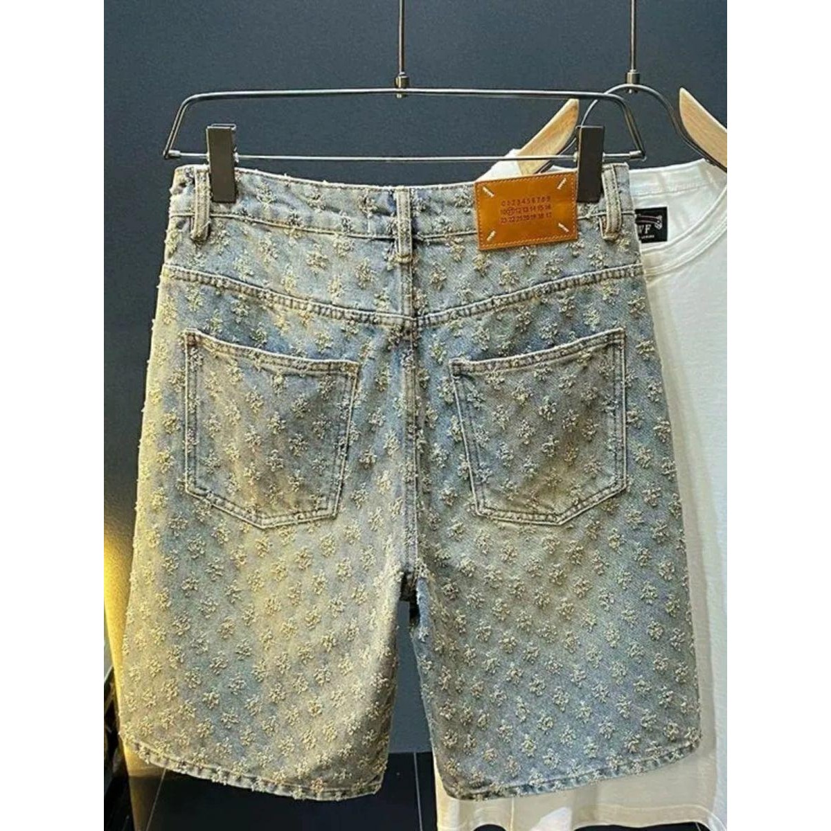夏のハイストリートデニムショーツ メンズカジュアルジーンズシ - Men'S Fashion Linen Pants のレビューと価格