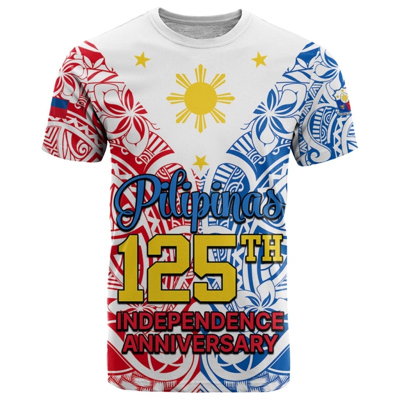 3D プリントフィリピン独立記念日 Tシャツ男性用愛国柄 T - Men'S Fashion Philippines のレビューと価格