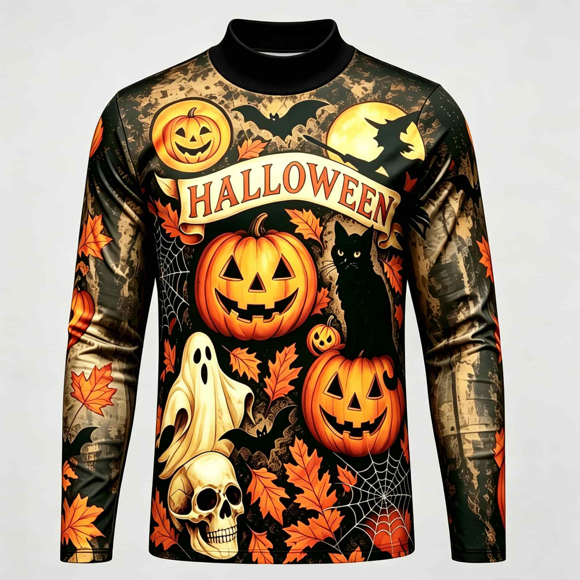 カジュアルファッションストリートスタイル ハロウィンプリント - Mens Fashion Style のレビューと価格