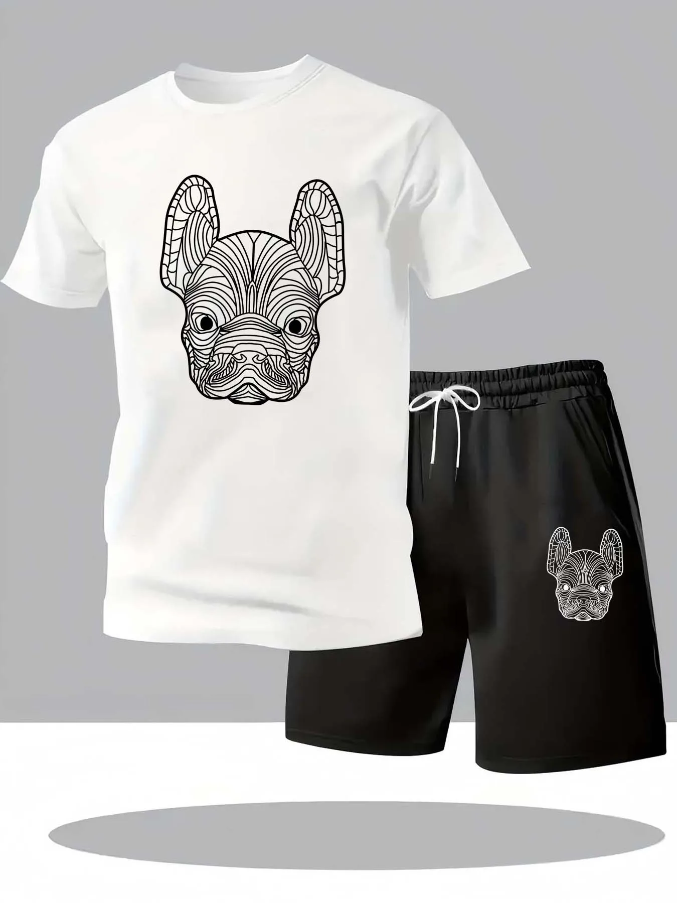 夏のメンズ速乾カジュアル半袖Tシャツとショートパンツセットシ - Mens Fashion Ideas のレビューと価格