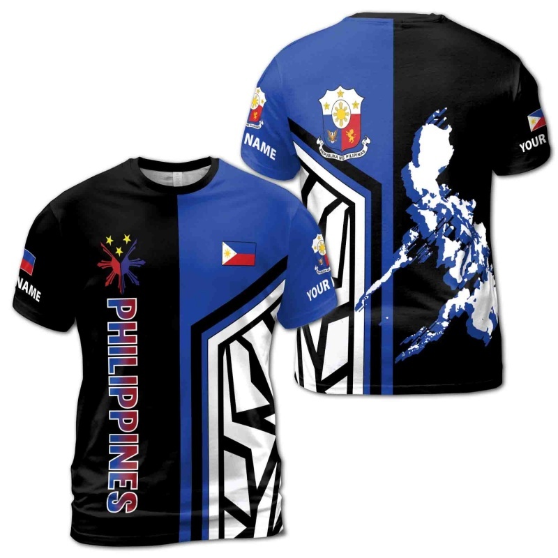3D プリントカスタムフィリピン旗 Tシャツ男性用愛国パター - Men'S Fashion Philippines のレビューと価格