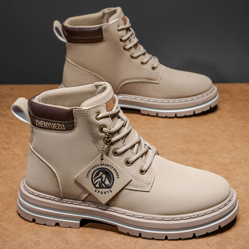 ファッショナブルなメンズハイカットブーツ、柔らかく快適な裏地 - Fashion Men'S Boots のレビューと価格