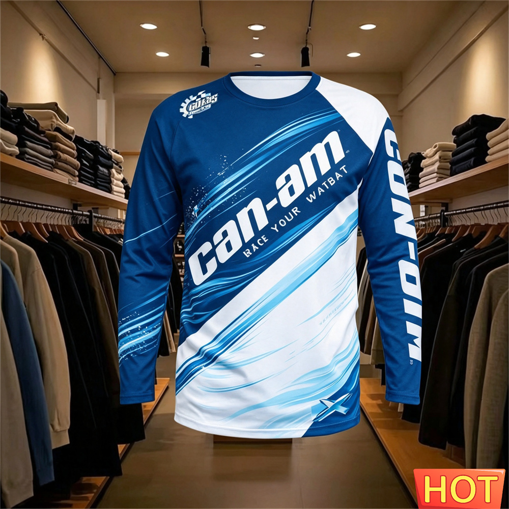 バイクレース用長袖ラウンドネックTシャツ、男女兼用、ファッシ - Mens Fashion Style のレビューと価格
