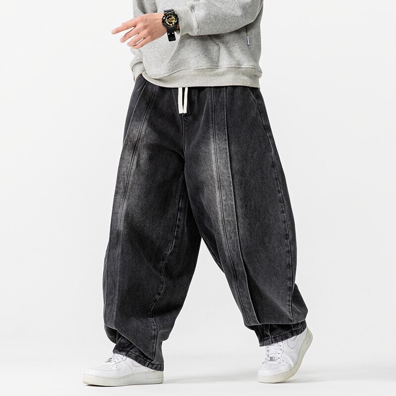 ヴィンテージメンズハーレムパンツ,ルーズフィット,ヒップホッ - Men'S Fashion Linen Pants のレビューと価格