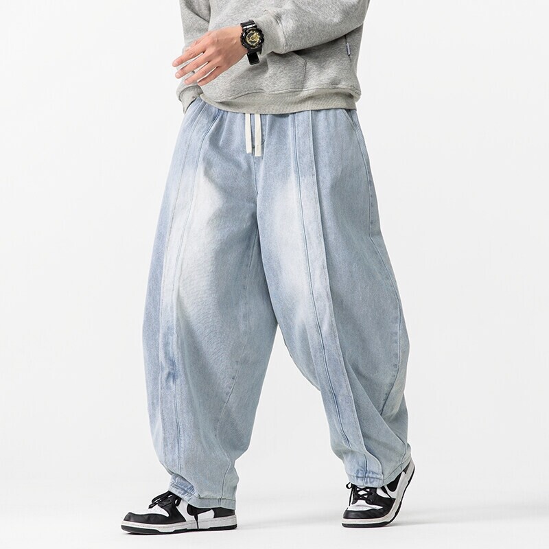 ヴィンテージメンズハーレムパンツ,ルーズフィット,ヒップホッ - Men'S Fashion Linen Pants のレビューと価格