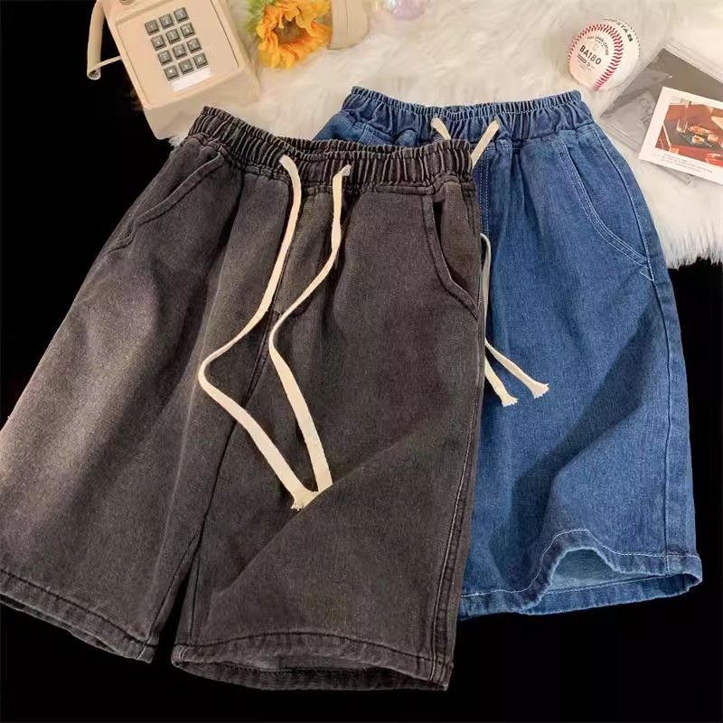 2025年ニューサマーショートジーンズメンズデニムパンツスト - Men Fashion Jeans のレビューと価格