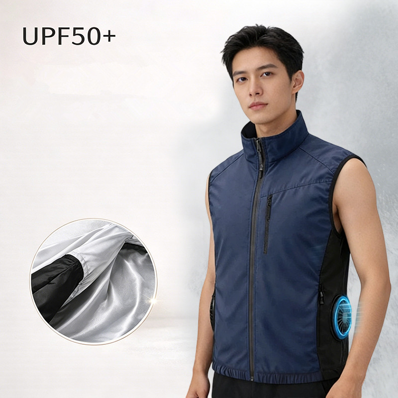夏用男性用熱中症予防冷却高風量ファンインテリジェント空調服ベ - Mens Fashion Zip Up のレビューと価格